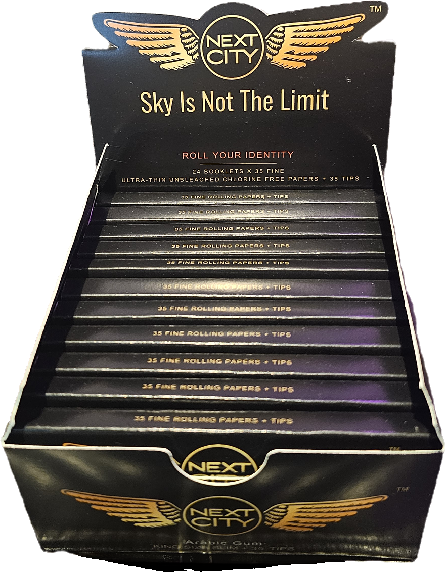 NextCity King Size Rolling Papers Box